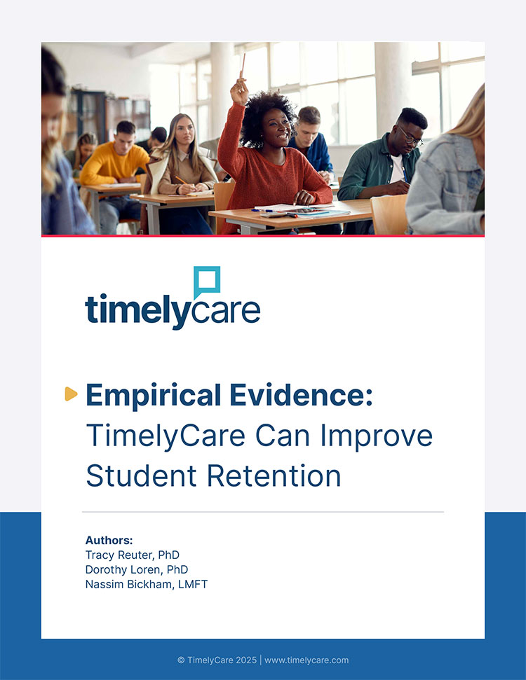 Empirical Evidence: TimelyCare Can Improve Student Retention
